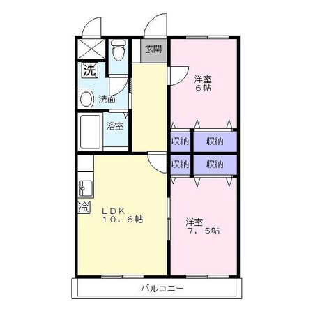 婦中鵜坂駅 バス21分  田島下車：停歩4分 3階の物件間取画像